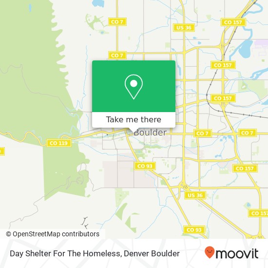 Mapa de Day Shelter For The Homeless