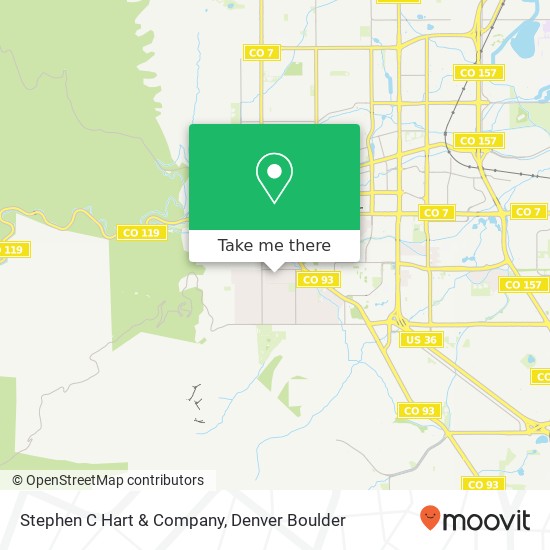 Stephen C Hart & Company map