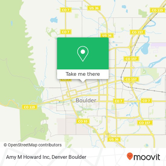 Amy M Howard Inc map