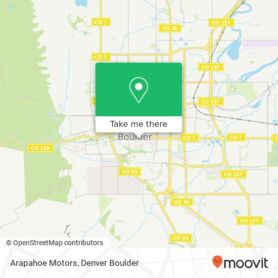 Mapa de Arapahoe Motors