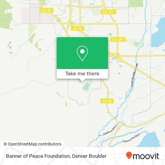 Banner of Peace Foundation map
