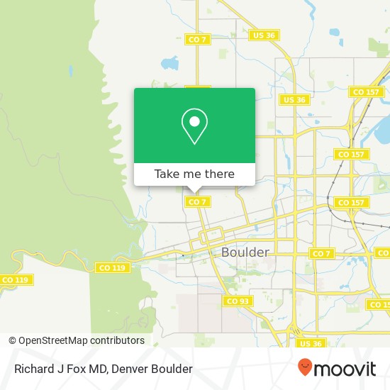 Richard J Fox MD map