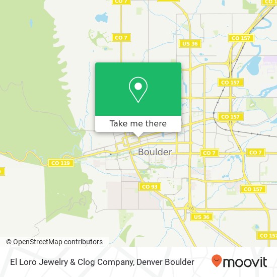 El Loro Jewelry & Clog Company map