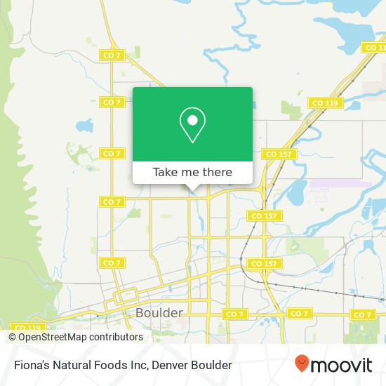 Fiona's Natural Foods Inc map