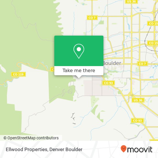 Ellwood Properties map