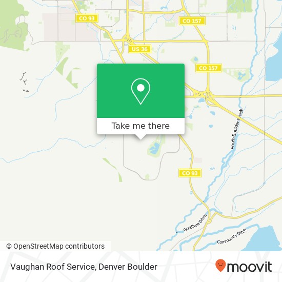 Vaughan Roof Service map