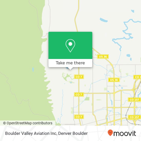 Mapa de Boulder Valley Aviation Inc