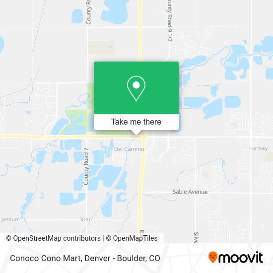 Conoco Cono Mart map