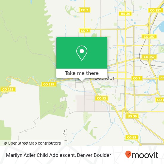 Mapa de Marilyn Adler Child Adolescent