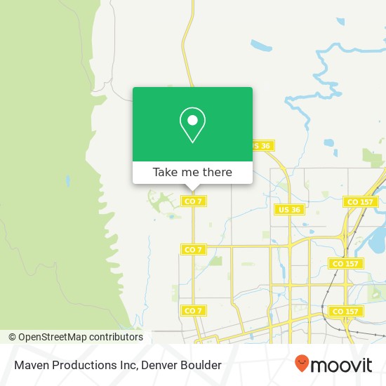 Mapa de Maven Productions Inc