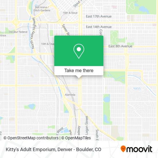 Mapa de Kitty's Adult Emporium
