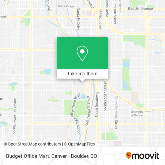 Budget Office Mart map