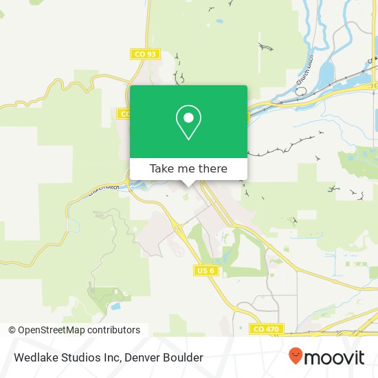 Wedlake Studios Inc map