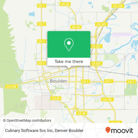 Culinary Software Svc Inc map