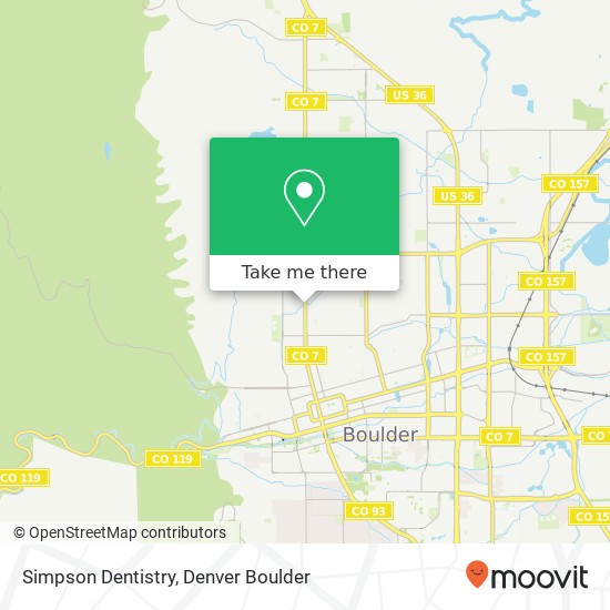 Simpson Dentistry map