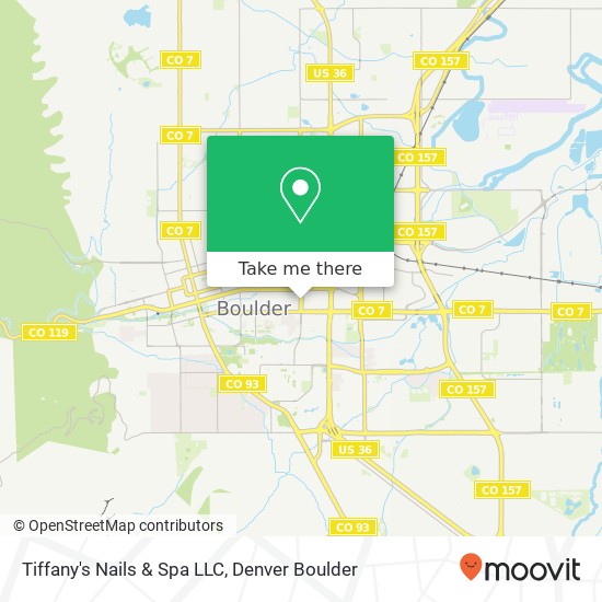 Tiffany's Nails & Spa LLC map