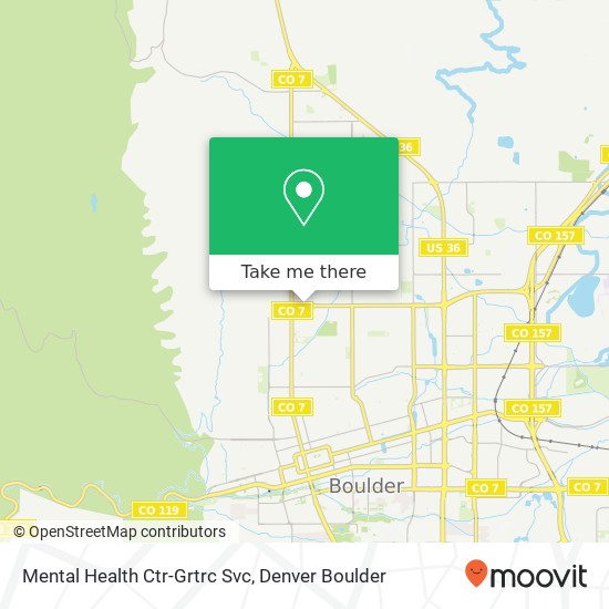 Mental Health Ctr-Grtrc Svc map