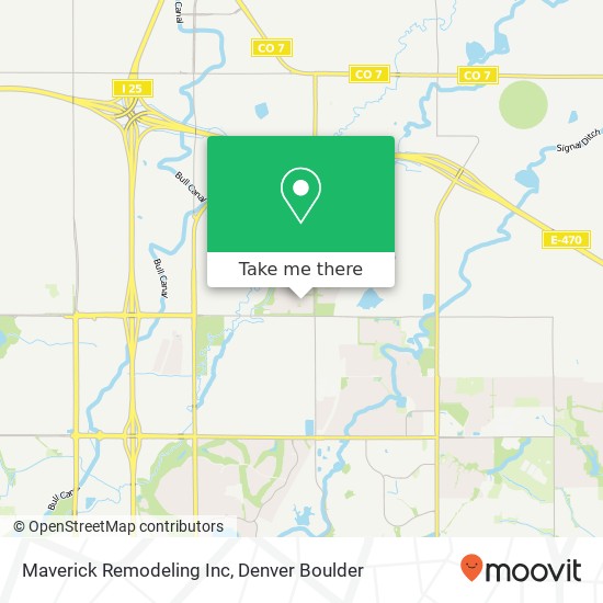 Maverick Remodeling Inc map