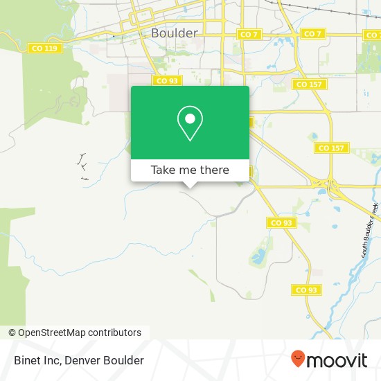 Binet Inc map