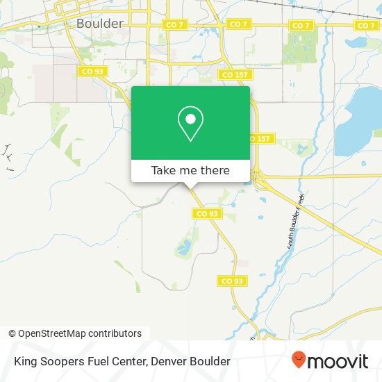 Mapa de King Soopers Fuel Center