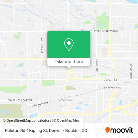 Mapa de Ralston Rd / Kipling St