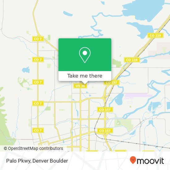 Mapa de Palo Pkwy