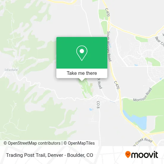 Trading Post Trail map