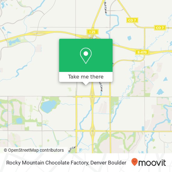 Rocky Mountain Chocolate Factory map