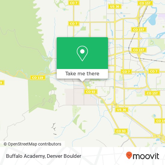 Buffalo Academy map