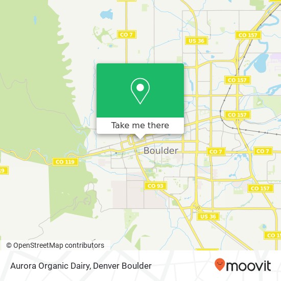 Aurora Organic Dairy map