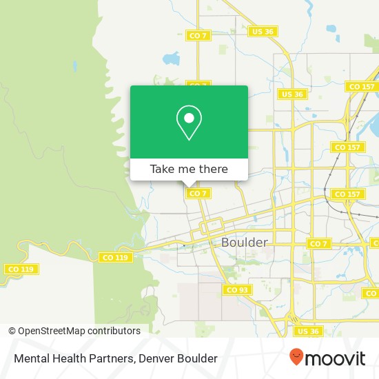 Mapa de Mental Health Partners