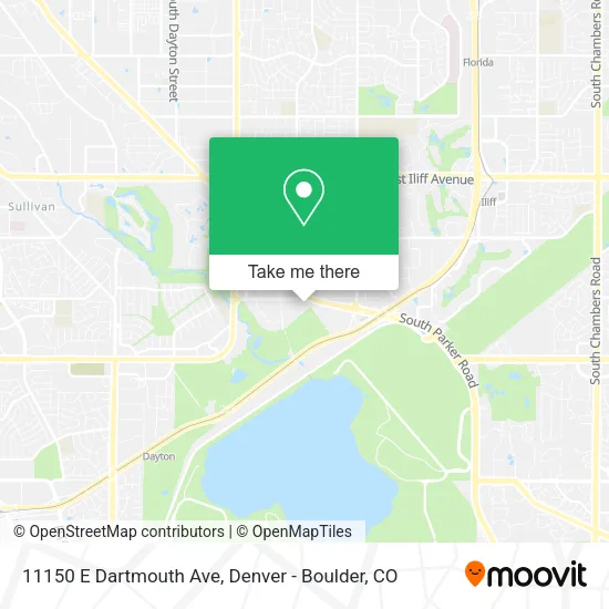 11150 E Dartmouth Ave map