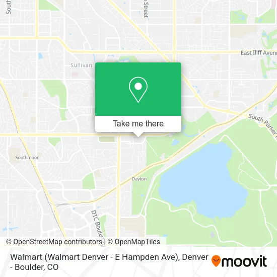 Walmart (Walmart Denver - E Hampden Ave) map
