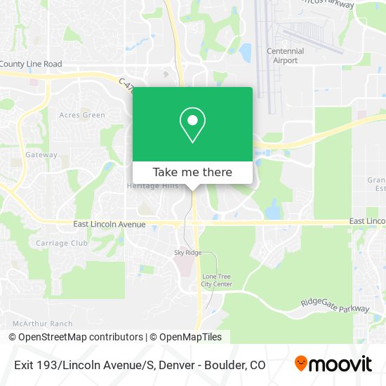 Mapa de Exit 193/Lincoln Avenue/S