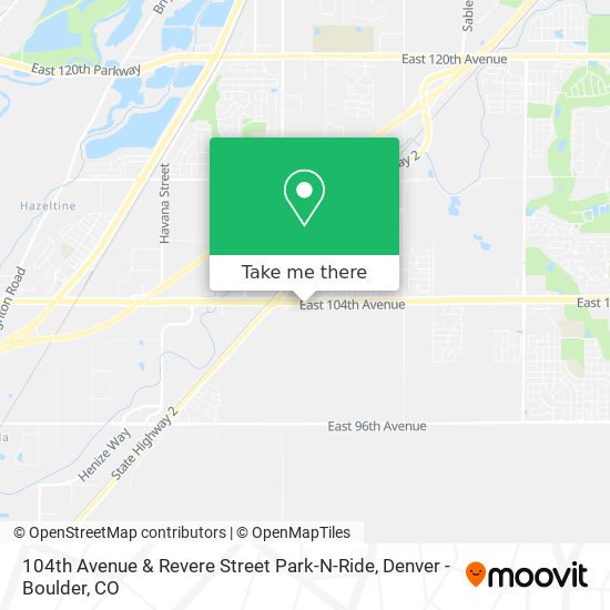 104th Avenue & Revere Street Park-N-Ride map