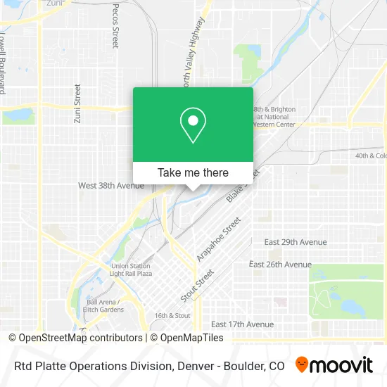 Rtd Platte Operations Division map