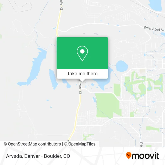 Arvada map