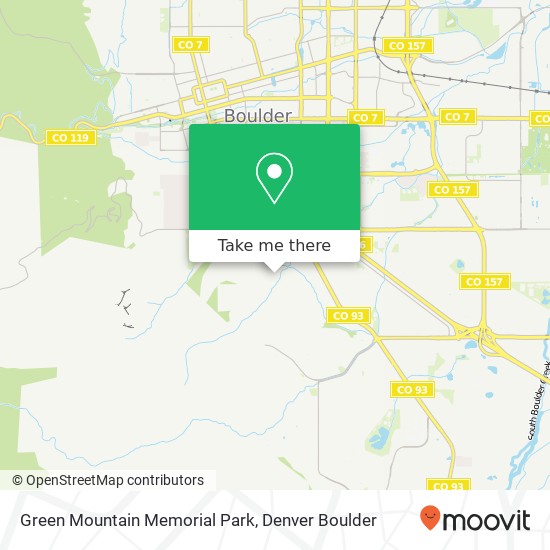 Green Mountain Memorial Park map