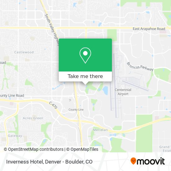 Mapa de Inverness Hotel