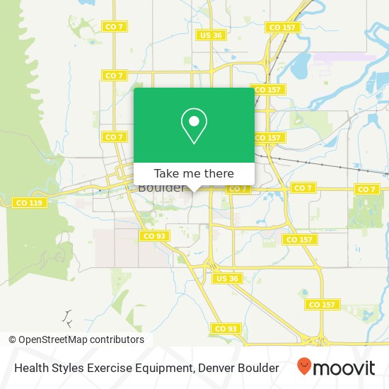 Health Styles Exercise Equipment map