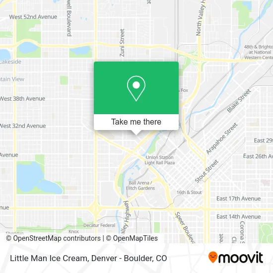 Little Man Ice Cream map