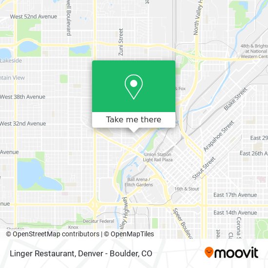 Linger Restaurant map
