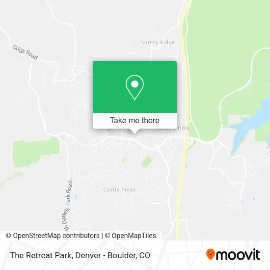 The Retreat Park map