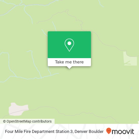 Four Mile Fire Department Station 3 map