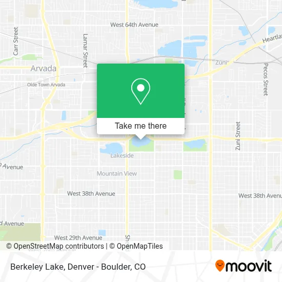 Berkeley Lake map