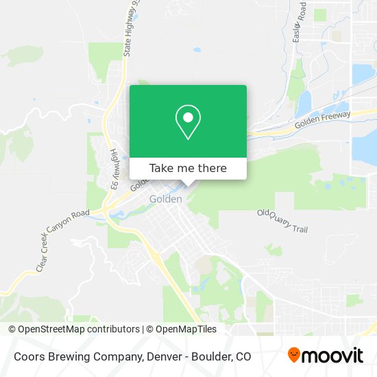 Mapa de Coors Brewing Company