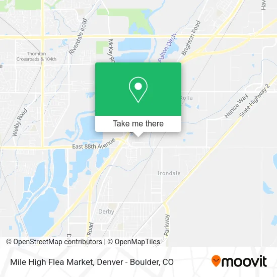 Mile High Flea Market map