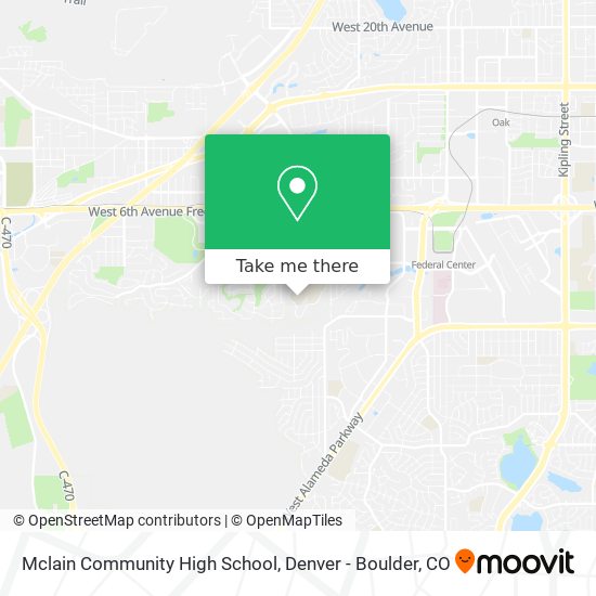 Mclain Community High School map