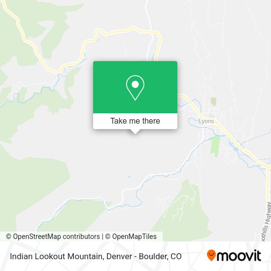 Mapa de Indian Lookout Mountain