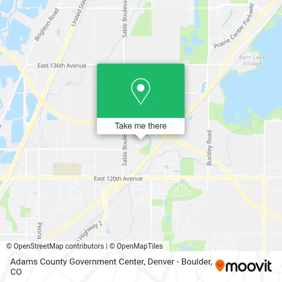 Adams County Government Center map